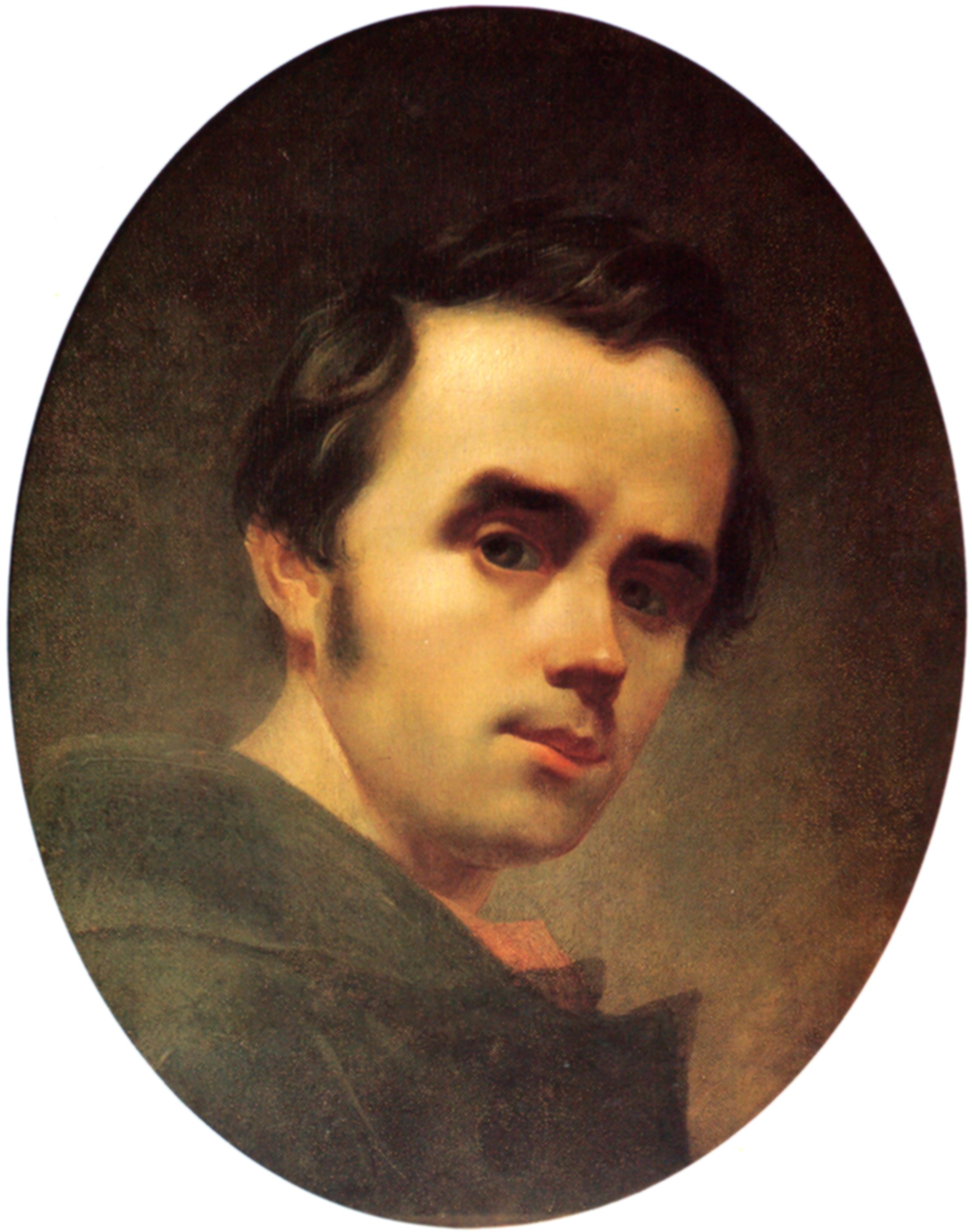 Тарас Шевченко. Автопортрет 1840/1841 рр. — ключова персоналія українського національного відродження і пам’ятка для візуального розпізнавання. Wikimedia Commons, public domain.